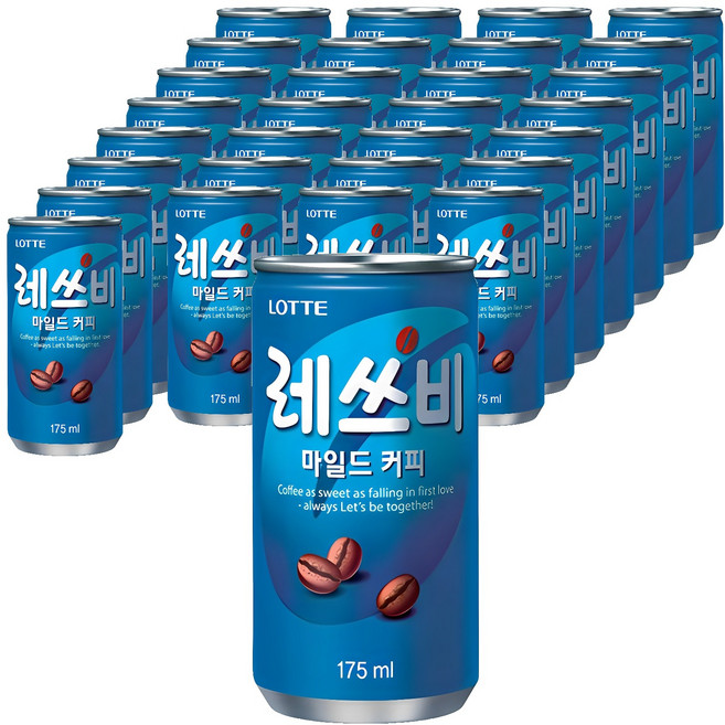 레쓰비 마일드 커피, 175ml, 150개