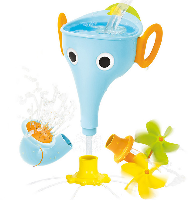 유키두 워터 뿜뿜 바가지 코끼리코 40205 목욕놀이완구, BLUE, 1세트