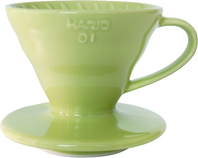 HARIO 好璃奧 V60 彩虹磁石濾杯 VDC-01-LG-TW 01萊姆綠 1-2杯, 磁石濾杯, 1個