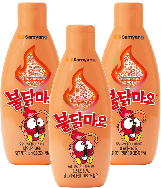 Samyang Foods 三養 火雞美乃滋醬, 250g, 3個