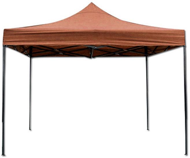 윈에어 접이식 캐노피 천막 방수 지붕 + 프레임 세트, 브라운