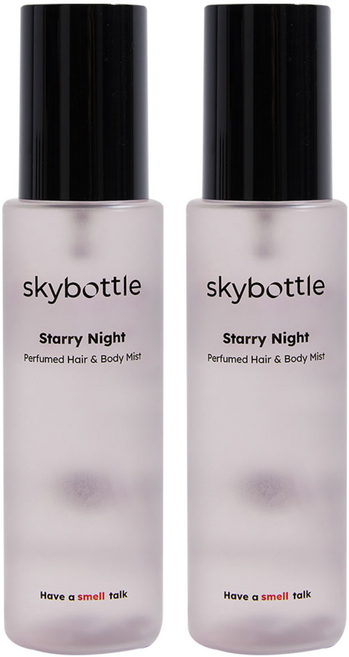 스카이보틀 퍼퓸 헤어 & 바디미스트 스태리나이트, 100ml, 2개