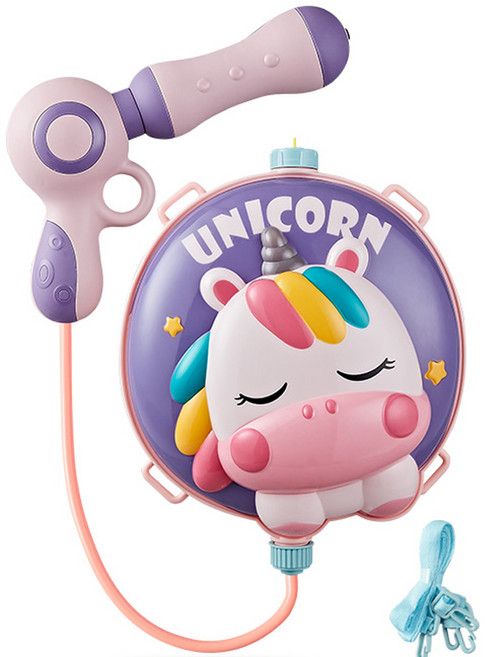 캐릭터 백팩 물총 일반형 1900ML, UNICORN, 1개