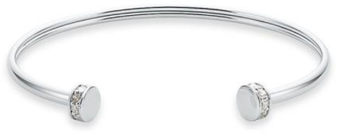 로이드 여성용 타임리스 실버 뱅글 팔찌 LLBS23310S