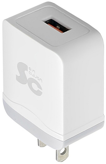 SinCyuan 欣銓 2.1A急速充電器 20g, 白色, 1個