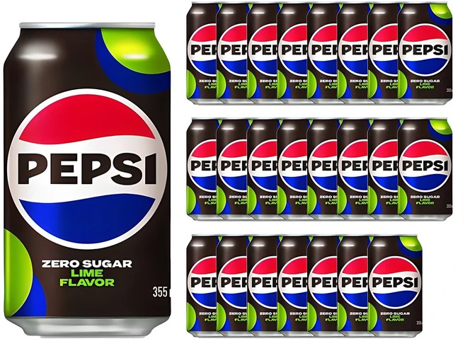 펩시 콜라 제로슈가 라임향, 355ml, 24개 - 쿠팡