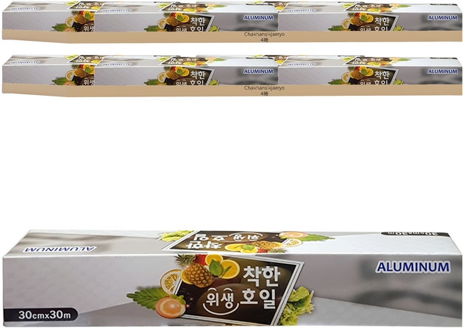 Chakhansikjaeryo 鋁箔紙, 30m, 8捲