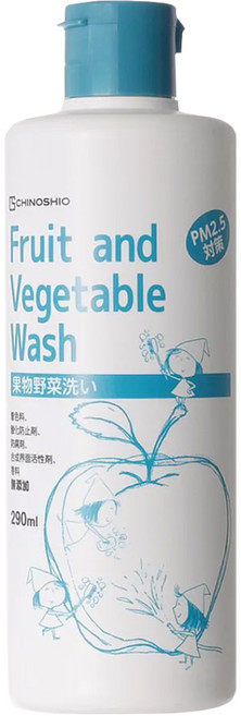 CHINOSHIO 地之鹽社 蔬果清潔劑, 290ml, 1瓶