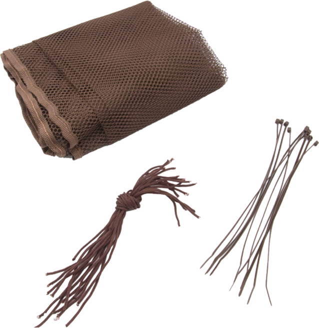 OhBabyLightly 幼兒樓梯防護網 附束帶 15條 + 綁帶 25條, 1組, 棕色