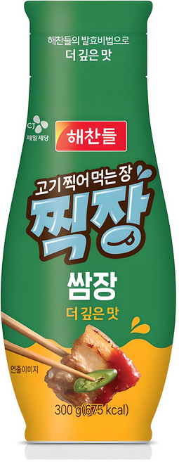 해찬들 찍장 쌈장 튜브형, 300g, 1개