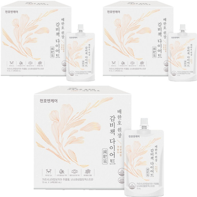 천호엔케어 감비책 다이어트 14p, 980ml, 3개