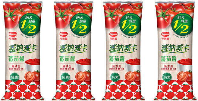 KAGOME 可果美 減鈉減卡蕃茄醬, 465g, 4瓶