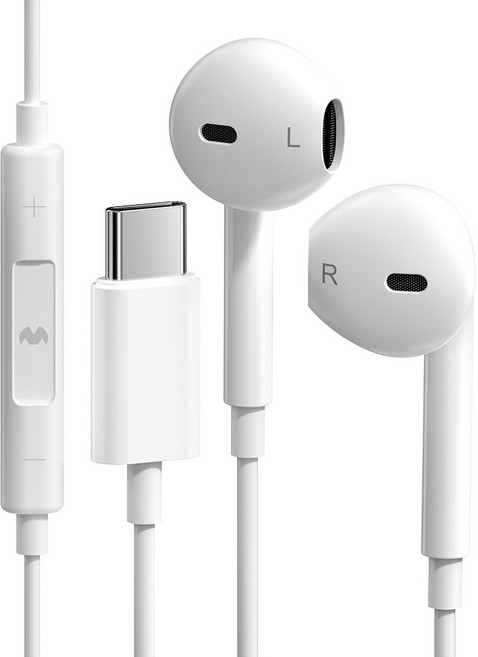 구스페리 스테레오 오픈형 유선 이어폰, ZR-M7 c-type, 화이트