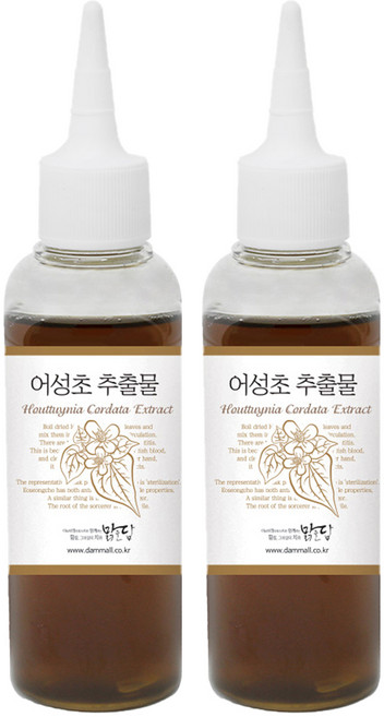 맑을담 어성초 추출물 화장품 원료, 100ml, 2개