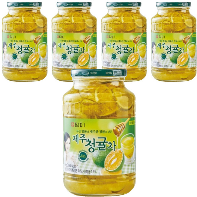담터 제주 청귤차, 1kg, 1개입, 5개