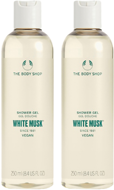 더바디샵 샤워젤 화이트 머스크향, 250ml, 2개