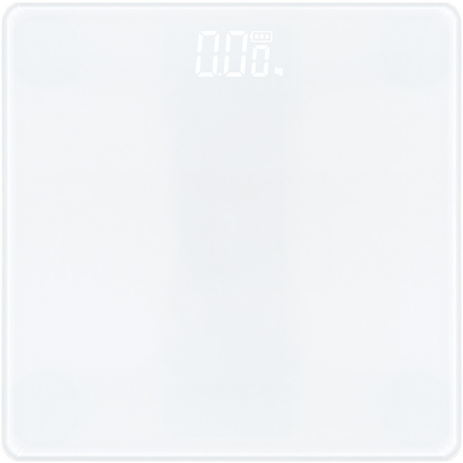 노바리빙 디지털 LED 모던 체중계, 스노우 화이트, 1개