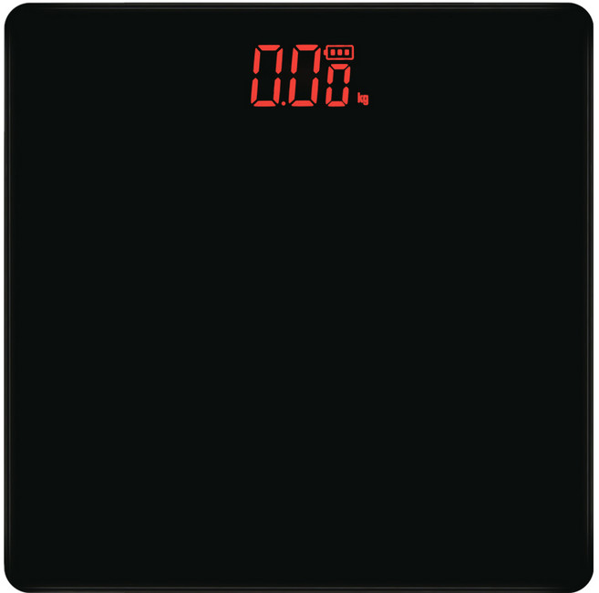 노바리빙 디지털 LED 모던 체중계, 블랙, 1개