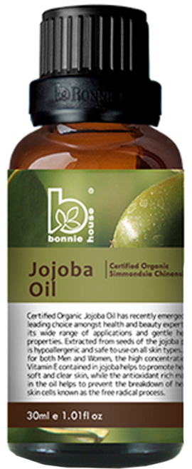 Bonnie House 植享家 有機單方基底油 荷荷芭油, 30ml, 1瓶