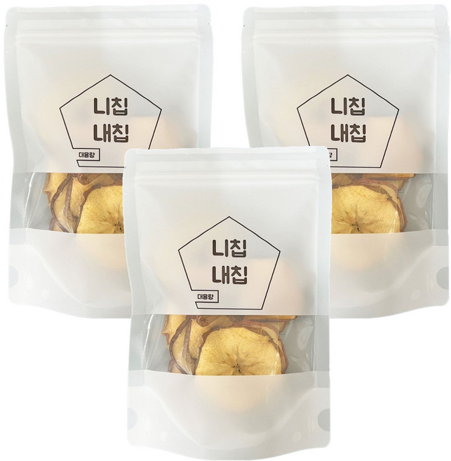 니칩내칩 건조 사과, 40g, 3개