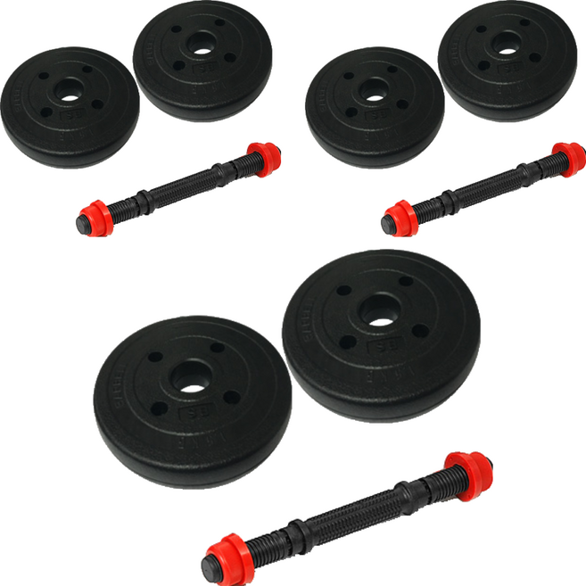 BANSUK SPORTS K槓鈴組, 4kg, 3套