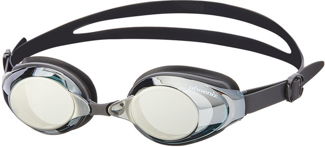 피닉스 코모도 미러 수경 PN-1200M, 블랙, 1개