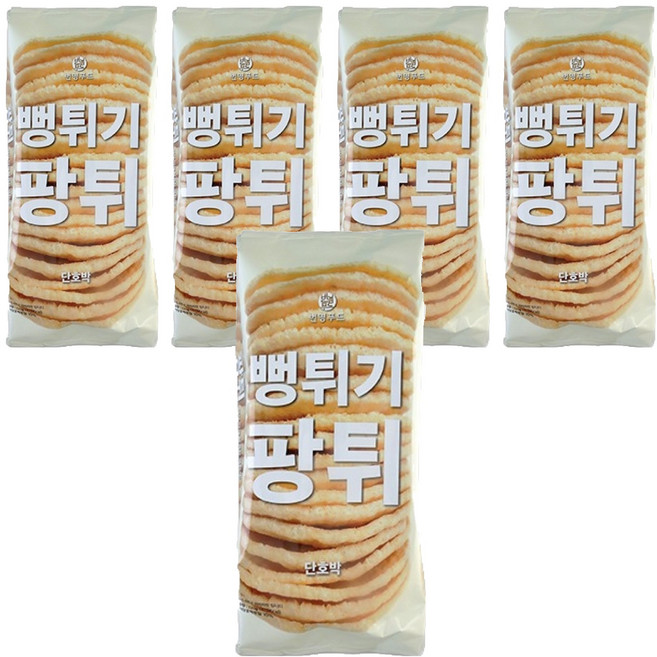 팡튀 단호박 뻥튀기, 120g, 5개