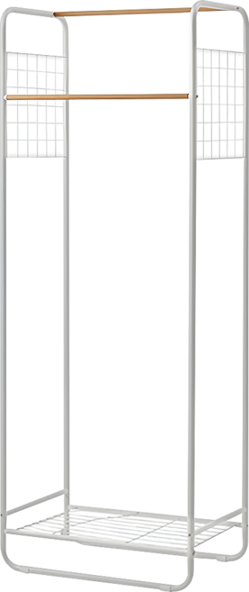 網格吊掛衣架 40x60x160cm, 白色