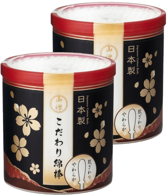 SANYO 山洋 櫻花抗菌清潔棉花棒, 180支, 2罐