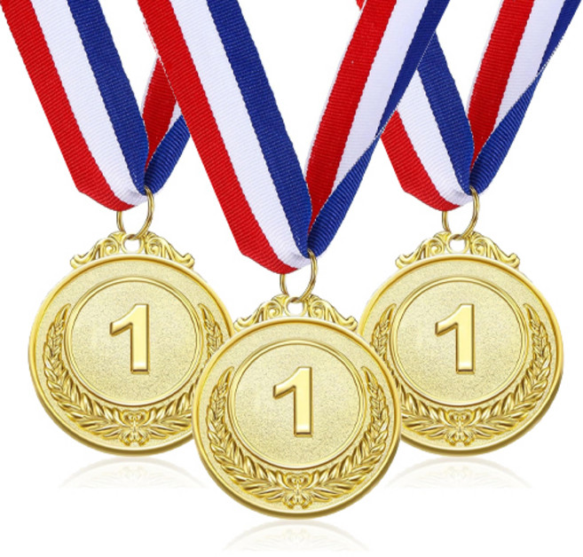 1991프로젝트 우승 상메달 목걸이 금색, 3개