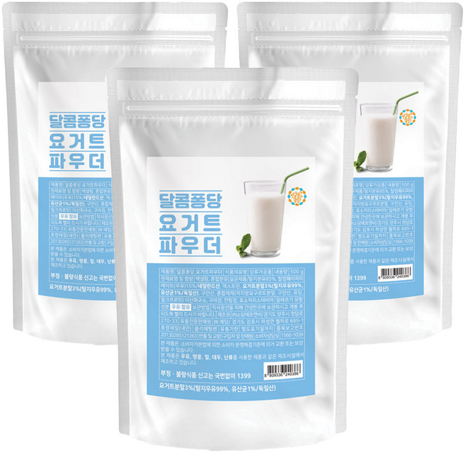 달콤퐁당 요거트 파우더, 500g, 1개입, 3개