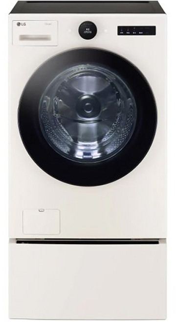 LG전자 트롬 오브제컬렉션 세탁기 + 미니워시 FG21ENX 21kg + 4kg 세트 방문설치, 네이처 베이지