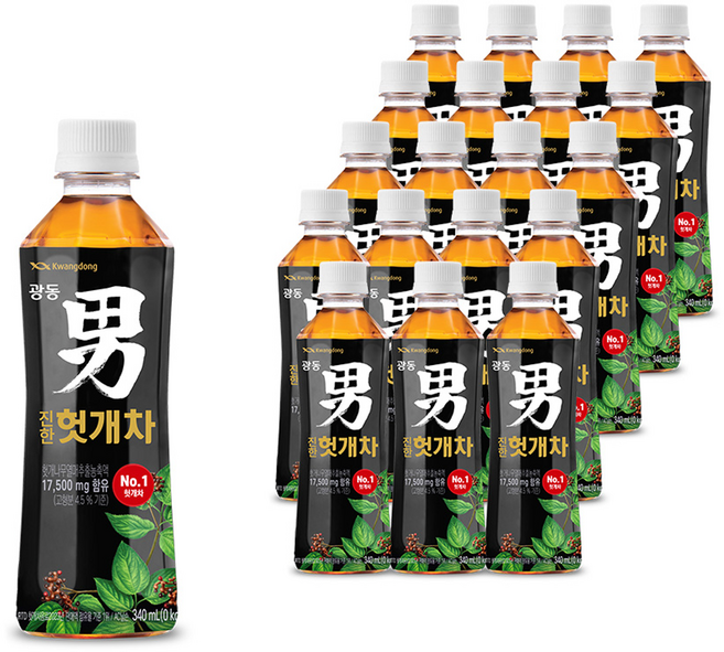광동진한헛개차, 340ml, 60개