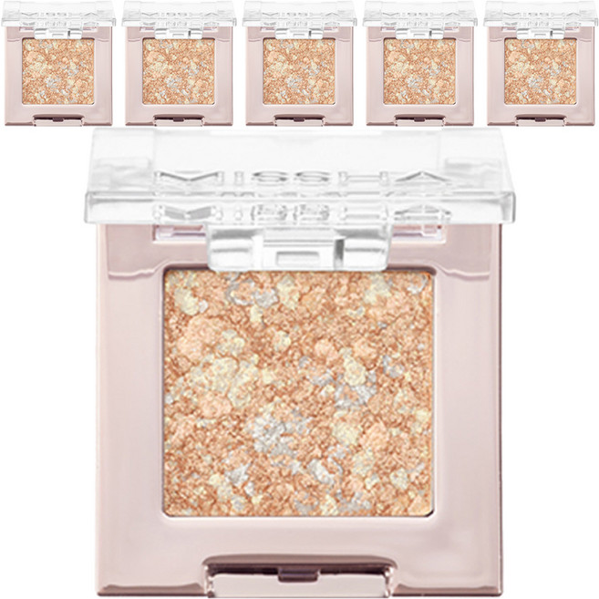 미샤 글리터 프리즘 아이섀도, No 21 캔들 프리즘, 6개