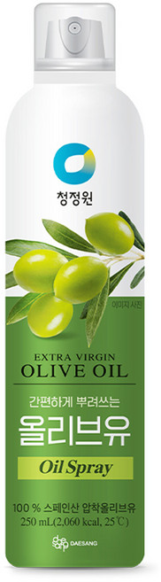 청정원 올리브유 스프레이, 250ml, 1개