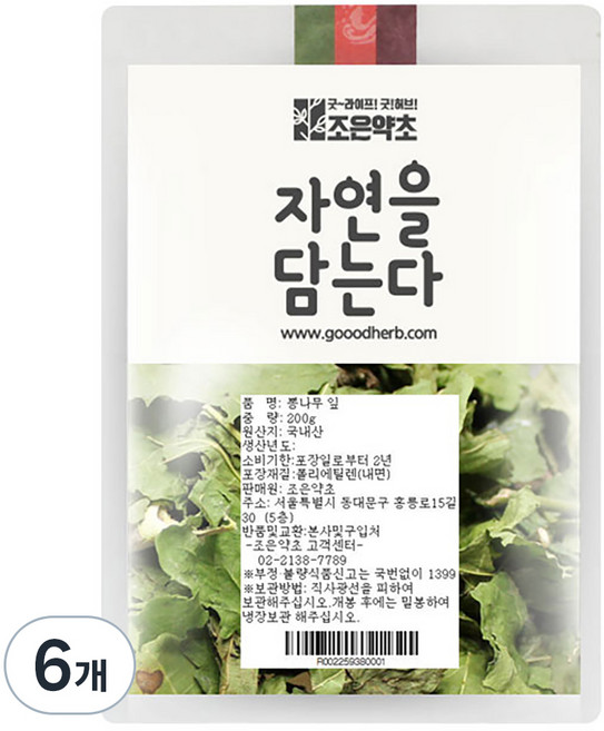 조은약초 뽕잎, 200g, 1개입, 6개