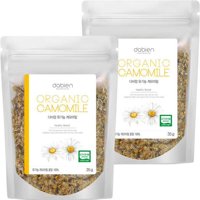 다비앙 유기농 캐모마일 리필, 35g, 1개입, 2개