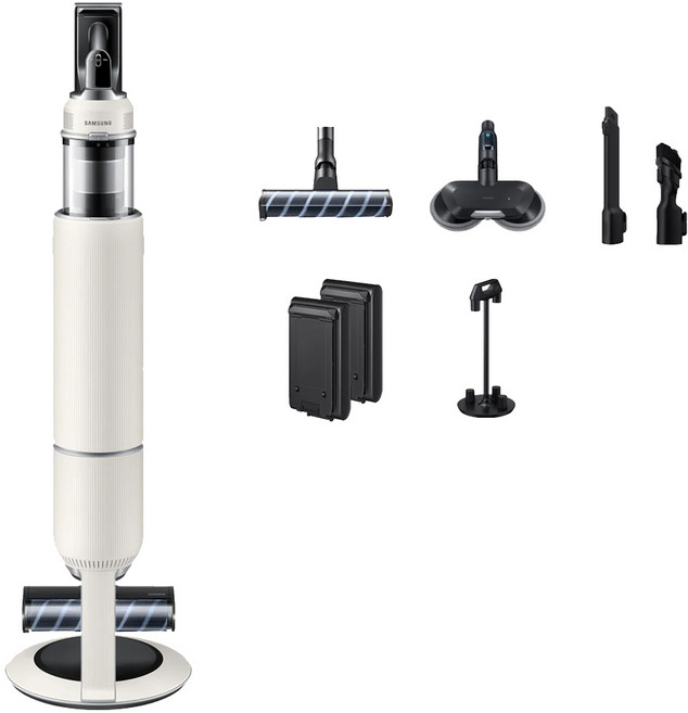 삼성전자 BESPOKE 제트 AI Lite 무선 청소기 280W 고온 세척 브러시 패키지 고객직접설치, 산토리니 베이지, VS28D952HCB