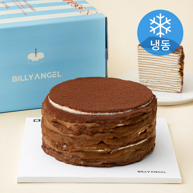 빌리엔젤 티라미수 크레이프 S (냉동), 690g, 1개