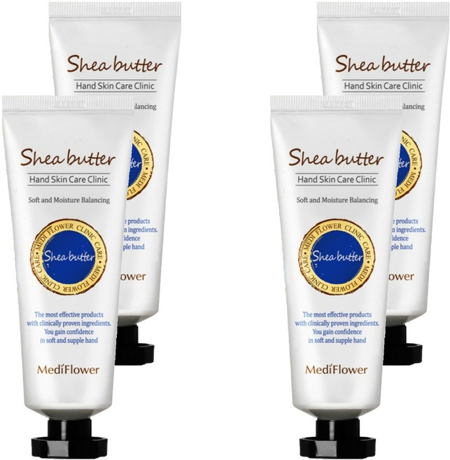 메디플라워 시어버터 핸드크림, 4개