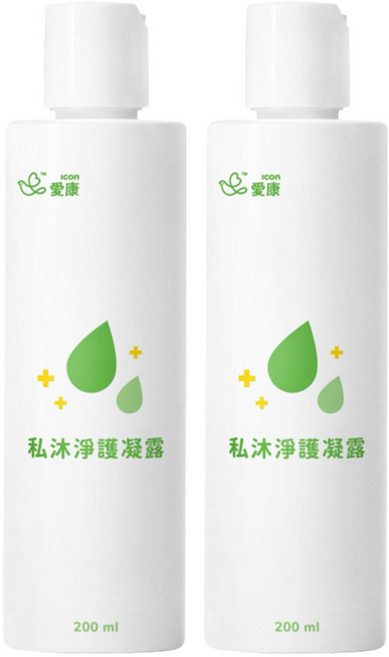 icon 愛康 私沐淨護凝露 保濕成分含小分子玻尿酸, 200ml, 2瓶