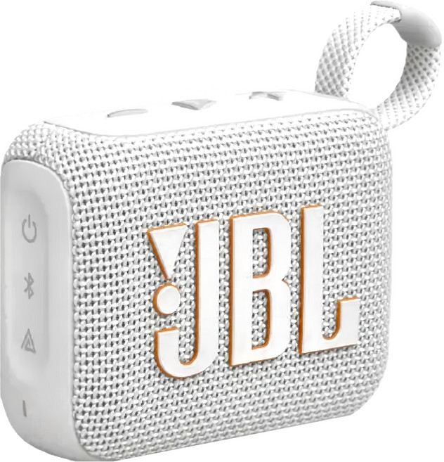 JBL 可攜式防水藍牙喇叭 GO 4 IP67防水防塵 7小時電力續航 Pro Sound強勁低音 Auracast多喇叭串連, 白色
