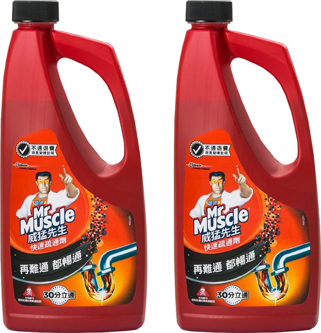 Mr Muscle 威猛先生 快速疏通劑, 960ml, 2瓶