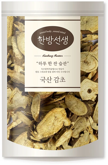 한방선생 국산 감초, 100g, 1개 - 쿠팡