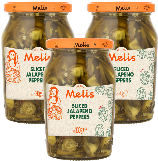 Melis 할라페뇨 페퍼, 330g, 3개