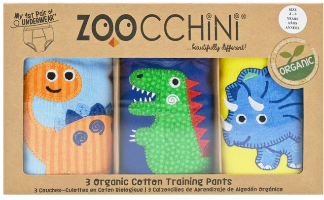ZOOCCHiNi 訓練褲3件組, 侏儸紀公園, 1組
