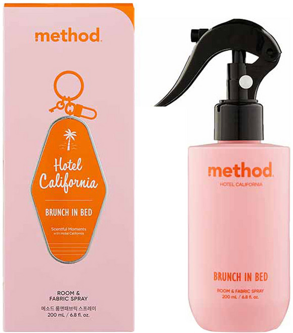 메소드 룸앤패브릭 스프레이 브런치인베드, 200ml, 1개