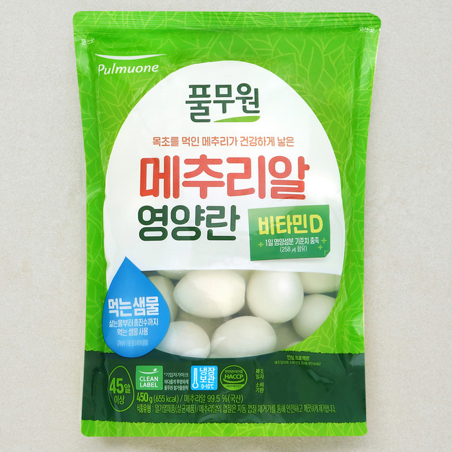 풀무원 메추리알 영양란, 450g, 1개