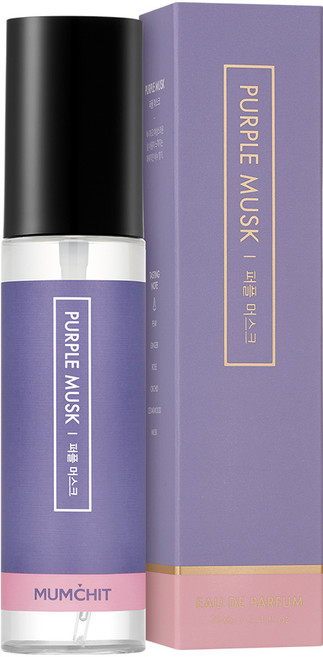 멈칫 섬유향수, 퍼플 머스크, 70ml, 1개