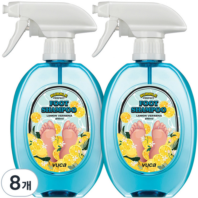 뷰카 퍼펙트 버플 풋샴푸, 1개입, 8개, 510ml